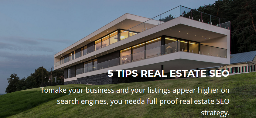 5 Important Tips for Real Estate SEO